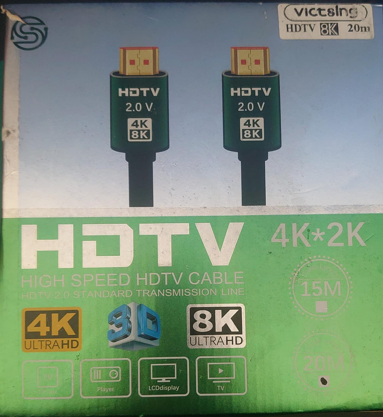 KABEL HDMI 20M 8K VICTSING