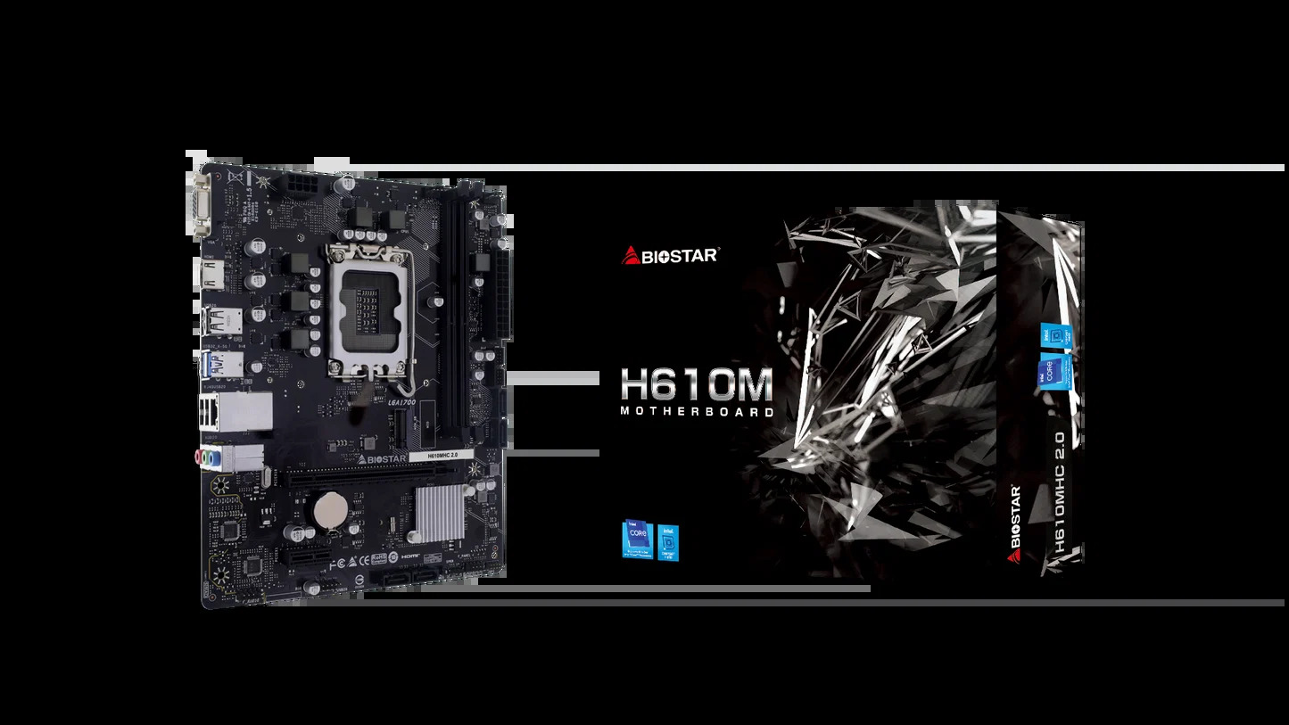 MOTHERBOARD BIOSTAR H310MHC (1151)