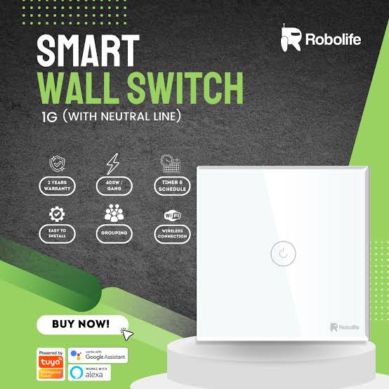 ROBOLIFE SMART WALLSWITCH 1G