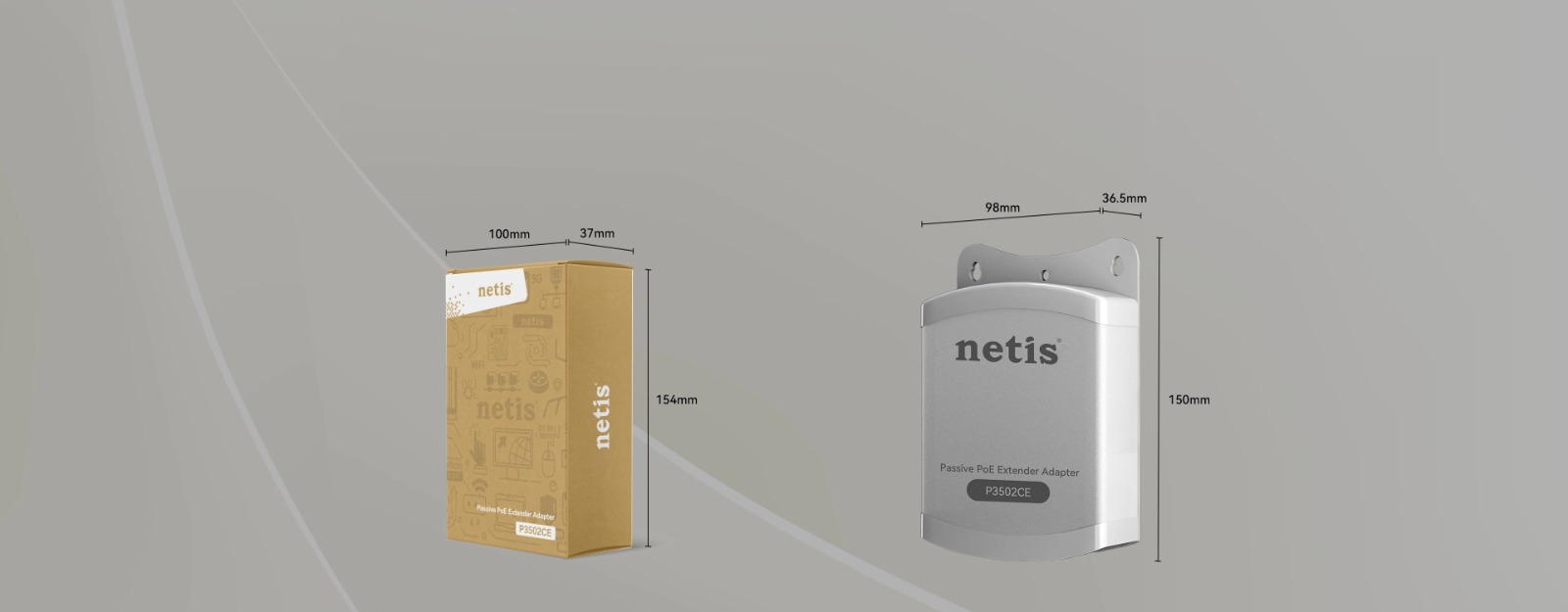 NETIS POE EXTENDER ADAPTER