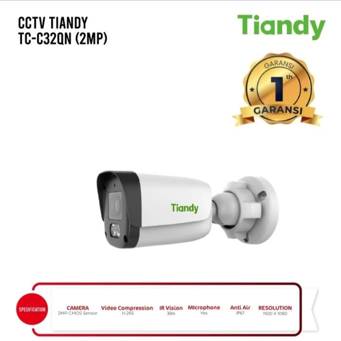 IPCAM TIANDY OUTDOOR 2MP AUDIO TC-C32QN